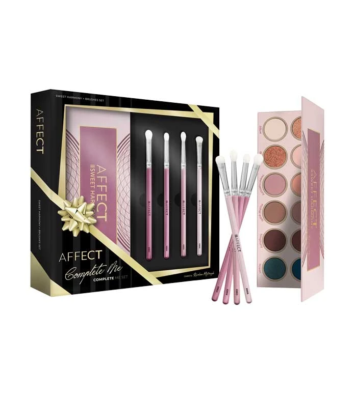 Affect - Coffret Cadeau Palette De Fards à Paupières Et Pinceaux Complete Me 1 Affect - Coffret Cadeau Palette De Fards à Paupières Et Pinceaux Complete Me