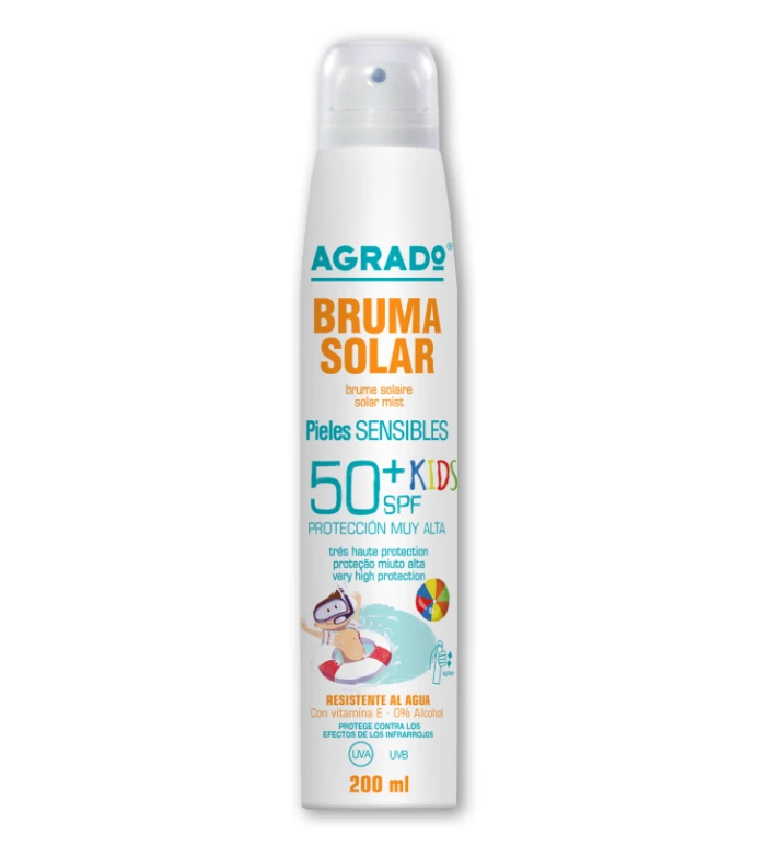 Agrado - *Kids* - Brume Sèche Solaire SPF50+ 1 Agrado - *Kids* - Brume Sèche Solaire SPF50+