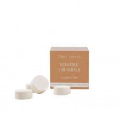 Alma Secret - Lingettes Écologiques Réutilisables Reusable Eco-Towels 50 Unités