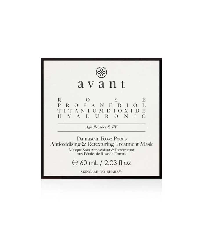Avant Skincare - Masque Antioxydant Et Retexture Aux Pétales De Rose De Damas 3 Avant Skincare - Masque Antioxydant Et Retexture Aux Pétales De Rose De Damas – Image 3