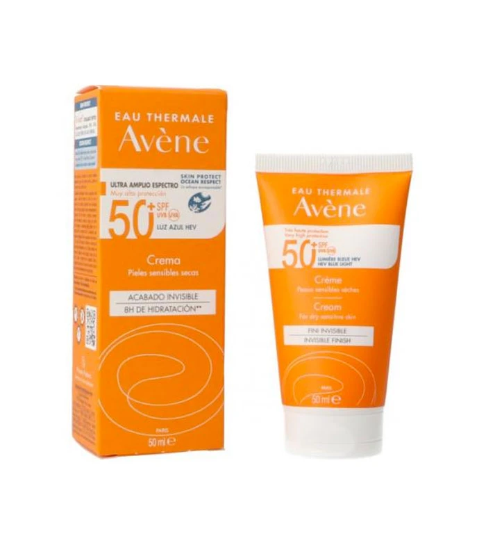 Avène - Crème Solaire Visage SPF50 Pour Peaux Sèches Ou Sensibles 1 Avène - Crème Solaire Visage SPF50 Pour Peaux Sèches Ou Sensibles