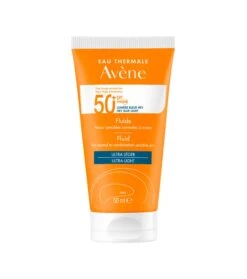 Avène - Fluide Solaire Ultra-léger Sans Parfum SPF50+ - Peaux Sensibles Normales Et Mixtes