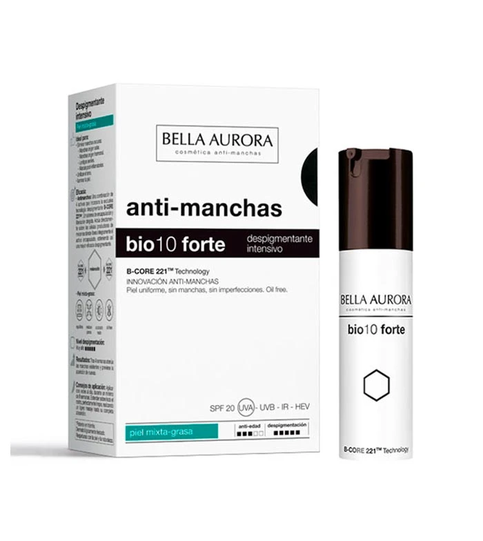 Bella Aurora - Bio10 Forte Soin Intensif Anti-imperfections - Peaux Mixtes à Grasses 1 Bella Aurora - Bio10 Forte Soin Intensif Anti-imperfections - Peaux Mixtes à Grasses