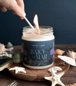 Book And Glow - *Mundos Extraordinarios* - Bougie De Soja - Bajo El Mar -Cosmétiques Chic Promos Magasin book and glow mundos extraordinarios vela de soja bajo el mar 3 28668