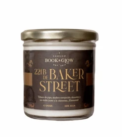 Book And Glow - *Remarkable Worlds* - Bougie De Soja Végétalienne - Baker Street 221B