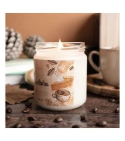 Book And Glow - *Perfect Moments* - Bougie De Soja Végétalienne - Café De Otoño -Cosmétiques Chic Promos Magasin book and glow perfect moments vela de soja vegana cafe de otono 2 72153