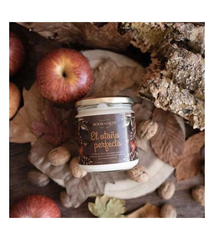 Book And Glow - *Perfect Moments* - Bougie De Soja Végétalienne - El Otoño Perfecto 3 Book And Glow - *Perfect Moments* - Bougie De Soja Végétalienne - El Otoño Perfecto – Image 3