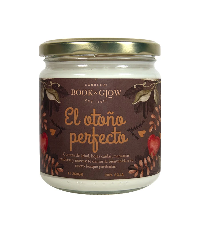 Book And Glow - *Perfect Moments* - Bougie De Soja Végétalienne - El Otoño Perfecto 1 Book And Glow - *Perfect Moments* - Bougie De Soja Végétalienne - El Otoño Perfecto
