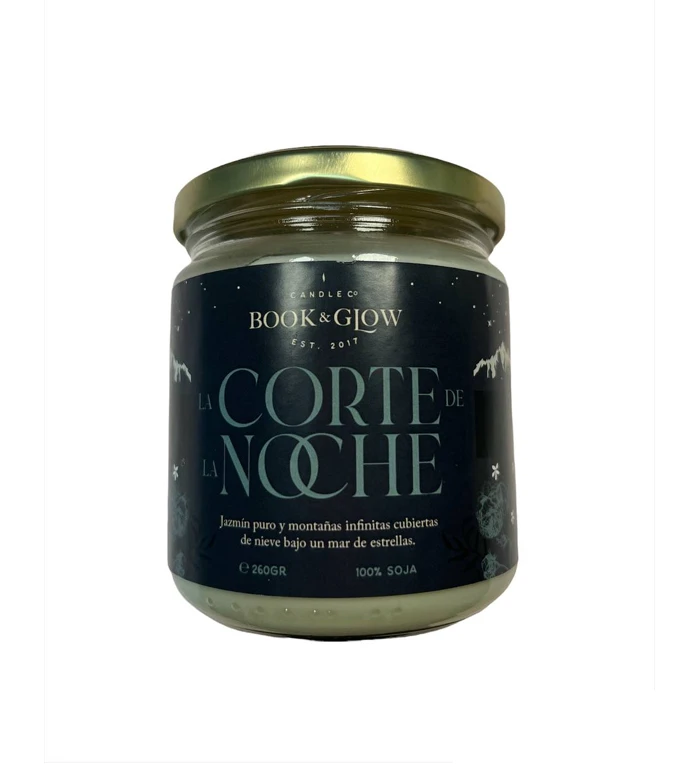 Book And Glow - *Mundos Extraordinarios* - Bougie De Soja Vegan - La Corte De La Noche 1 Book And Glow - *Mundos Extraordinarios* - Bougie De Soja Vegan - La Corte De La Noche