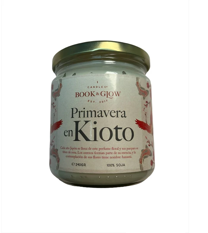 Book And Glow - *Wanderlust* - Bougie De Soja - Primavera En Kioto 1 Book And Glow - *Wanderlust* - Bougie De Soja - Primavera En Kioto