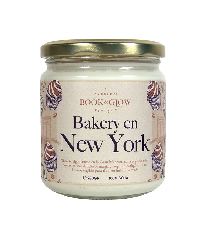 Book And Glow - *Wanderlust* - Bougie De Soja - Bakery En New York 1 Book And Glow - *Wanderlust* - Bougie De Soja - Bakery En New York