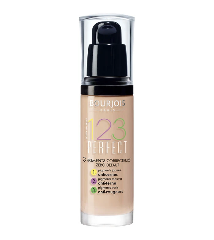 Bourjois - Fond De Teint 123 Perfect - 53: Light Beige 1 Bourjois - Fond De Teint 123 Perfect - 53: Light Beige