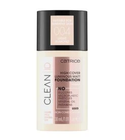 Catrice - *Clean ID* - Fond De Teint High Cover Luminous Matt - 004: Light Almond