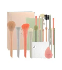 Docolor - Set De Pinceaux Et Trousse De Toilette Morandi
