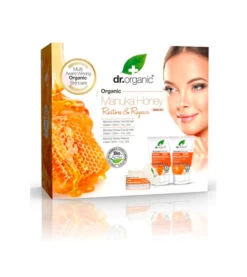 Dr Organic - Coffret Cadeau - Pack Réparation Et Restauration Au Miel De Manuka Bio