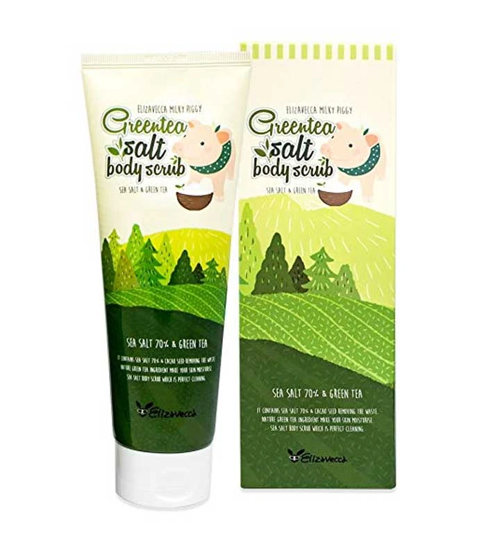Elizavecca - Gommage Du Corps Greentea Milky Piggy 1 Elizavecca - Gommage Du Corps Greentea Milky Piggy