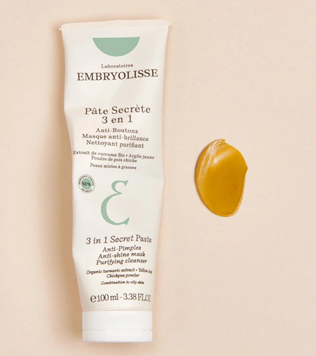 Embryolisse - Masque Visage Matifiant Pour Peaux Mixtes à Grasses à L'extrait De Curcuma 4 Embryolisse - Masque Visage Matifiant Pour Peaux Mixtes à Grasses à L'extrait De Curcuma – Image 4