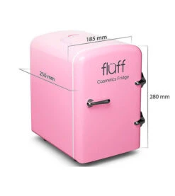 Fluff - Mini Réfrigérateur Pour Cosmétiques - Rose -Cosmétiques Chic Promos Magasin fluff mini nevera para cosmeticos rosa 3 72743