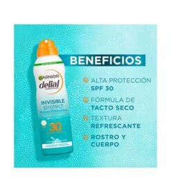 Garnier - Delial Brume Invisible Visage Et Corps SPF30 200ml 5 Garnier - Delial Brume Invisible Visage Et Corps SPF30 200ml -Cosmétiques Chic Promos Magasin garnier bruma delial invisible para rostro y cuerpo spf30 200ml 3 44031