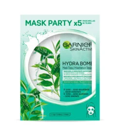 Garnier - Pack De 5 Masque Tissu Hydra Bomb - Peaux Mixtes à Grasses