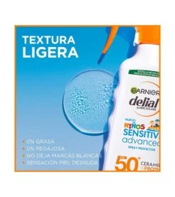 Garnier - Spray Protecteur Delial Children Sensitive Advanced FPS 50+ Ceramide Protect 270ml -Cosmétiques Chic Promos Magasin garnier spray protector delial ninos sensitive advanced fps 50 ceramide protect 270ml 3 59341