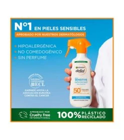 Garnier - Spray Solaire Sensitive Advanced Delial FPS 50+ Ceramide Protect 270ml -Cosmétiques Chic Promos Magasin garnier spray protector solar sensitive advanced delial fps 50 ceramide protect 270ml 3 18150