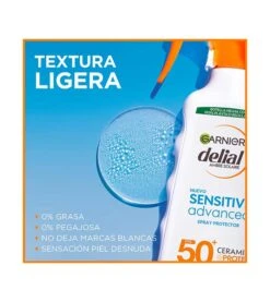 Garnier - Spray Solaire Sensitive Advanced Delial FPS 50+ Ceramide Protect 270ml -Cosmétiques Chic Promos Magasin garnier spray protector solar sensitive advanced delial fps 50 ceramide protect 270ml 7 18150