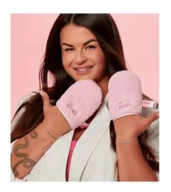 GLOV - *Barbie* - Gant Démaquillant Only Cleansing Mitt - Cozy Rosie -Cosmétiques Chic Promos Magasin glov barbie guante desmaquillante only cleansing mitt cozy rosie 3 78554