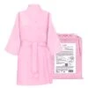 GLOV - Peignoir Ultra Absorbant Kimono Style - Rose