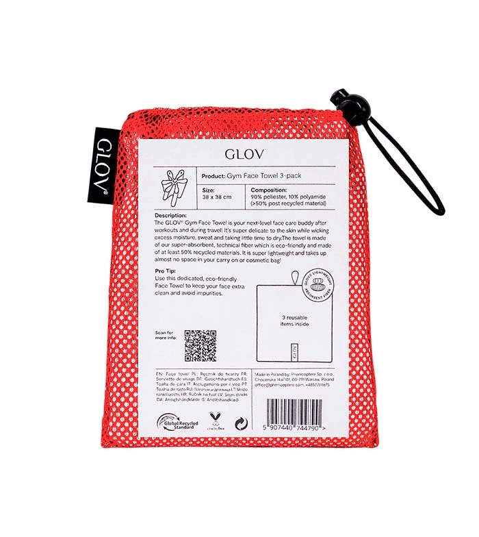 GLOV - Serviette De Sport - Taille Visage X3 3 GLOV - Serviette De Sport - Taille Visage X3 – Image 3