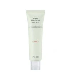 Hyggee - Crème Solaire Nourrissante Pour Le Visage SPF50+ Vegan Sun Cream