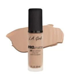 L.A. Girl - Fond De Teint Fluide PRO Matte - GLM675: Medium Beige