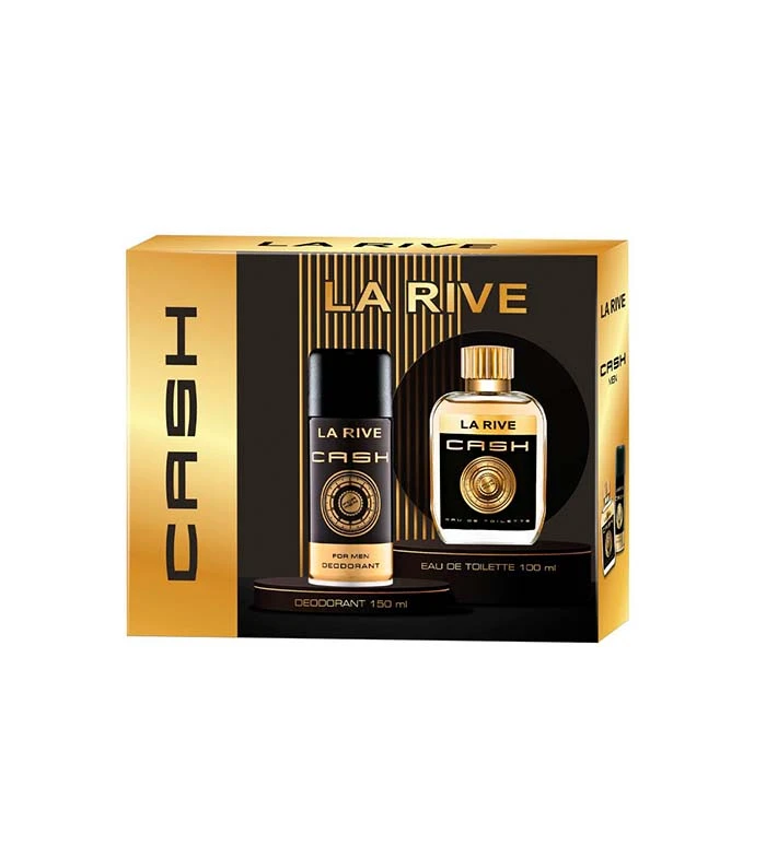 La Rive - Coffret Cash For Men - Déodorant Et Eau De Toilette 1 La Rive - Coffret Cash For Men - Déodorant Et Eau De Toilette