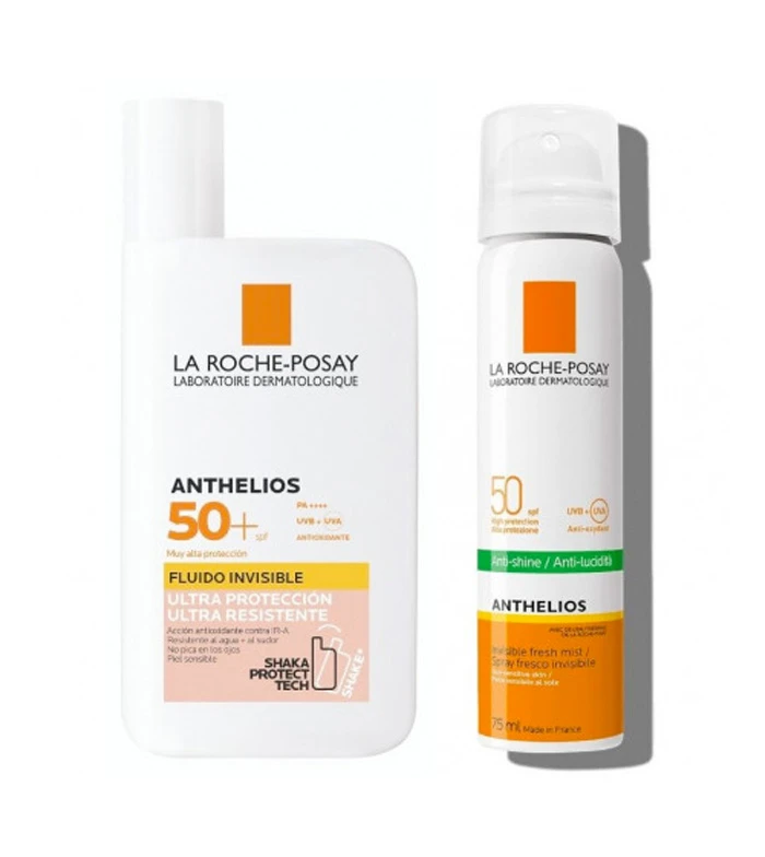 La Roche-Posay - Anthelios Fluide SPF50 + 50ml + Brume Anti-Brillance SPF50 + 75 Ml 1 La Roche-Posay - Anthelios Fluide SPF50 + 50ml + Brume Anti-Brillance SPF50 + 75 Ml