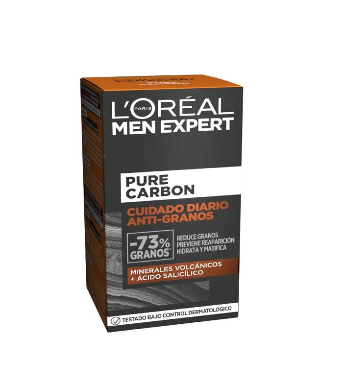 Loreal Paris - Soin Quotidien Anti-boutons Pure Carbon Men Expert 2 Loreal Paris - Soin Quotidien Anti-boutons Pure Carbon Men Expert – Image 2