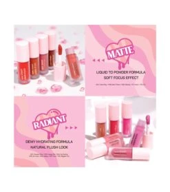 Moira - Fard à Joues Liquide Mat Love Steady - 11: Adorn 9 Moira - Fard à Joues Liquide Mat Love Steady - 11: Adorn -Cosmétiques Chic Promos Magasin moira colorete liquido mate love steady 11 adorn 4 78155