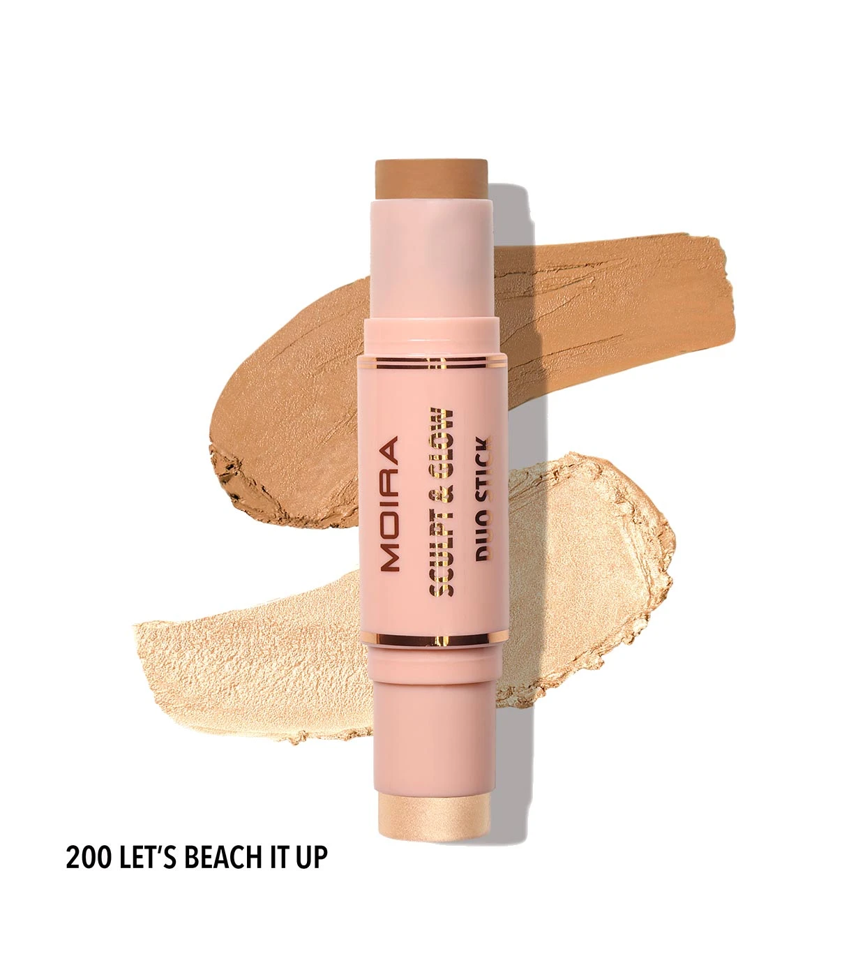 Moira - Duo Stick Sculpt & Glow Contour Et Surligneur - 200: Let's Beach It Up 3 Moira - Duo Stick Sculpt & Glow Contour Et Surligneur - 200: Let's Beach It Up – Image 3