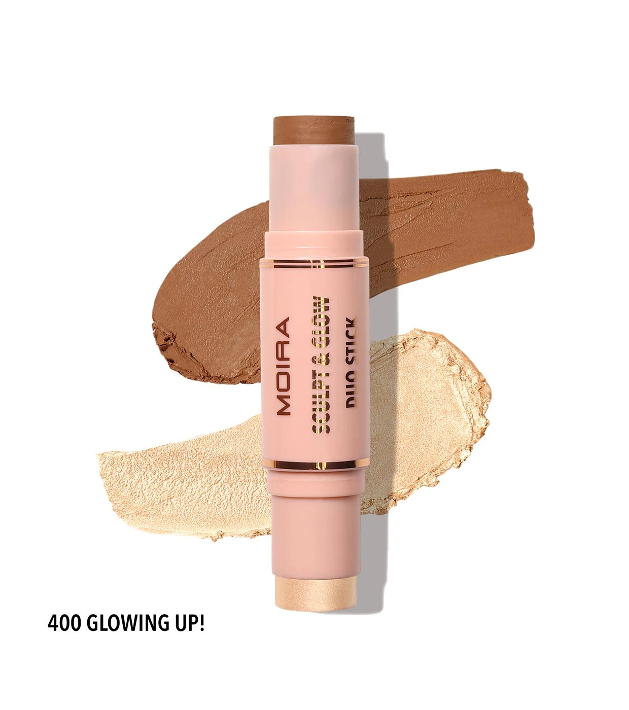 Moira - Duo Stick Sculpt & Glow Contour Et Surligneur - 400: Glowing Up! 3 Moira - Duo Stick Sculpt & Glow Contour Et Surligneur - 400: Glowing Up! – Image 3