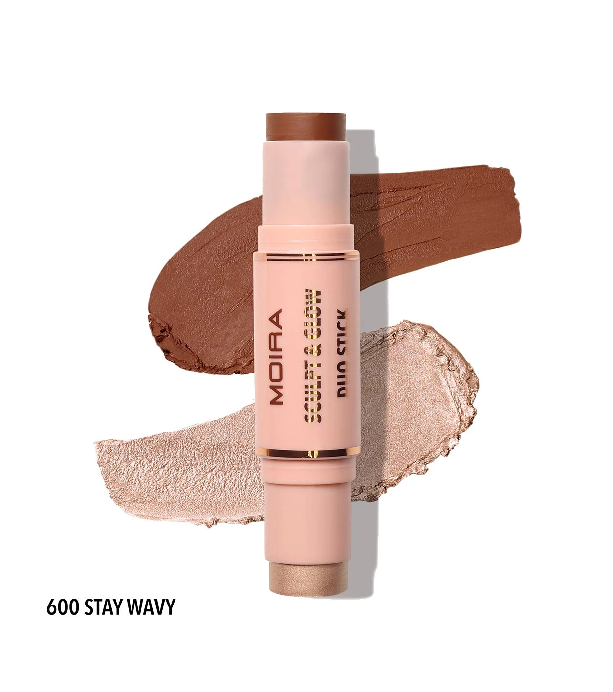 Moira - Duo Stick Sculpt & Glow Contour Et Surligneur - 600: Stay Wavy 3 Moira - Duo Stick Sculpt & Glow Contour Et Surligneur - 600: Stay Wavy – Image 3