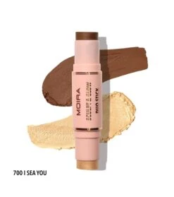 Moira - Duo Stick Sculpt & Glow Contour Et Surligneur - 700: I Sea You -Cosmétiques Chic Promos Magasin moira duo de contorno e iluminador en stick sculpt glow 700 i sea you 3 79538