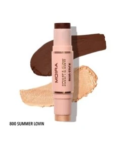 Moira - Duo Stick Sculpt & Glow Contour Et Surligneur - 800: Summer Lovin' -Cosmétiques Chic Promos Magasin moira duo de contorno e iluminador en stick sculpt glow 800 summer lovin 4 79539