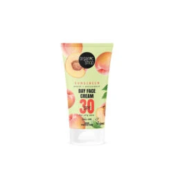 Organic Shop - Crème Solaire Visage Pêche + Antioxydants SPF 30 - 50 Ml