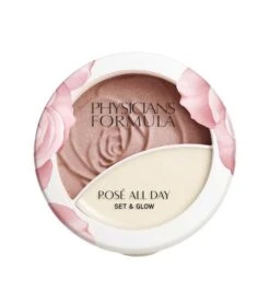 Physicians Formula - *Rosé All Day* - Baume Et Highlighter En Poudre Set & Glow - Brightening Rose