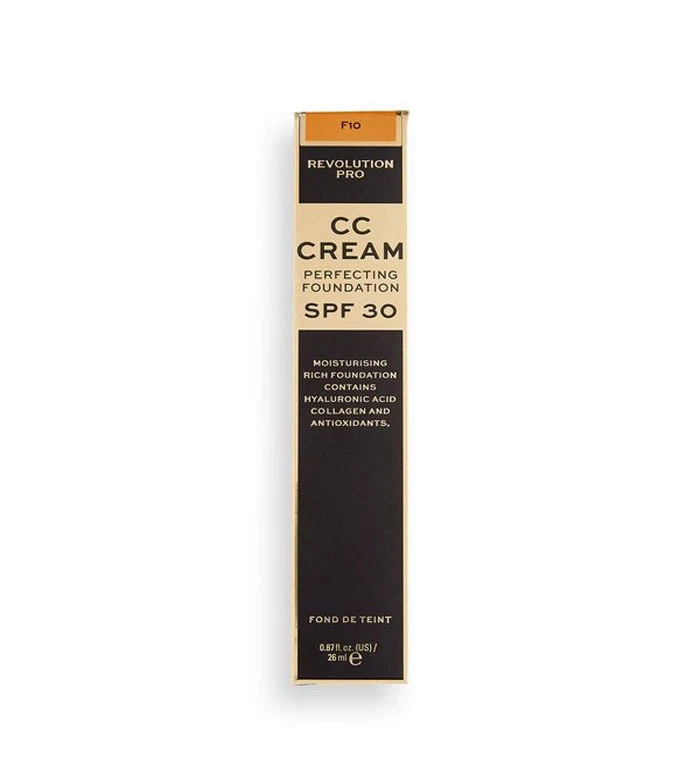 Revolution Pro - CC Cream Perfecting Foundation SPF 30 - F10 2 Revolution Pro - CC Cream Perfecting Foundation SPF 30 - F10 – Image 2