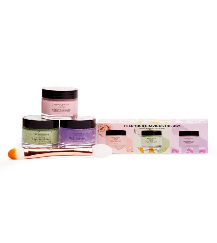 Revolution Skincare - Pack De Masques Pour Le Visage Jake-Jamie Feed Your Cravings 1 Revolution Skincare - Pack De Masques Pour Le Visage Jake-Jamie Feed Your Cravings