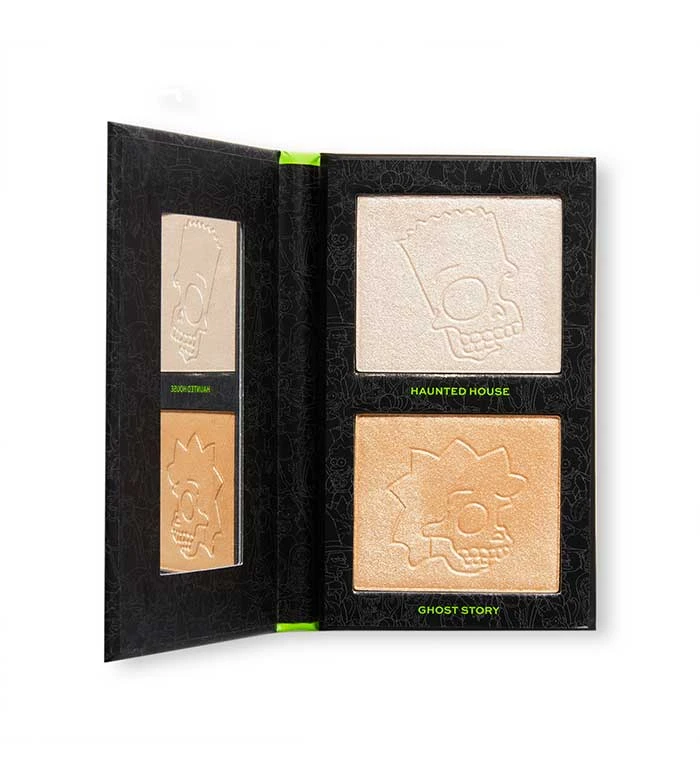 Makeup Revolution Revolution - *The Simpsons* - Mini Palette De Highlighters - Witch Lisa 2 Makeup Revolution Revolution - *The Simpsons* - Mini Palette De Highlighters - Witch Lisa – Image 2