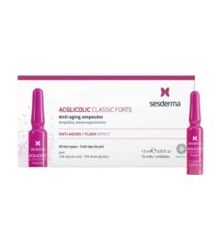 Sesderma - Pack 10 Ampoules Anti-âge Acglicolic Classic Forte - Tous Types De Peaux
