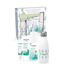 Weleda - Coffret Hydratation 24h - Peau Normale à Sèche + Flacon Cadeau Eco