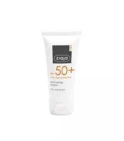 Ziaja Med - Crème Solaire Anti-rides SPF50+ - Peaux Sèches Et Matures